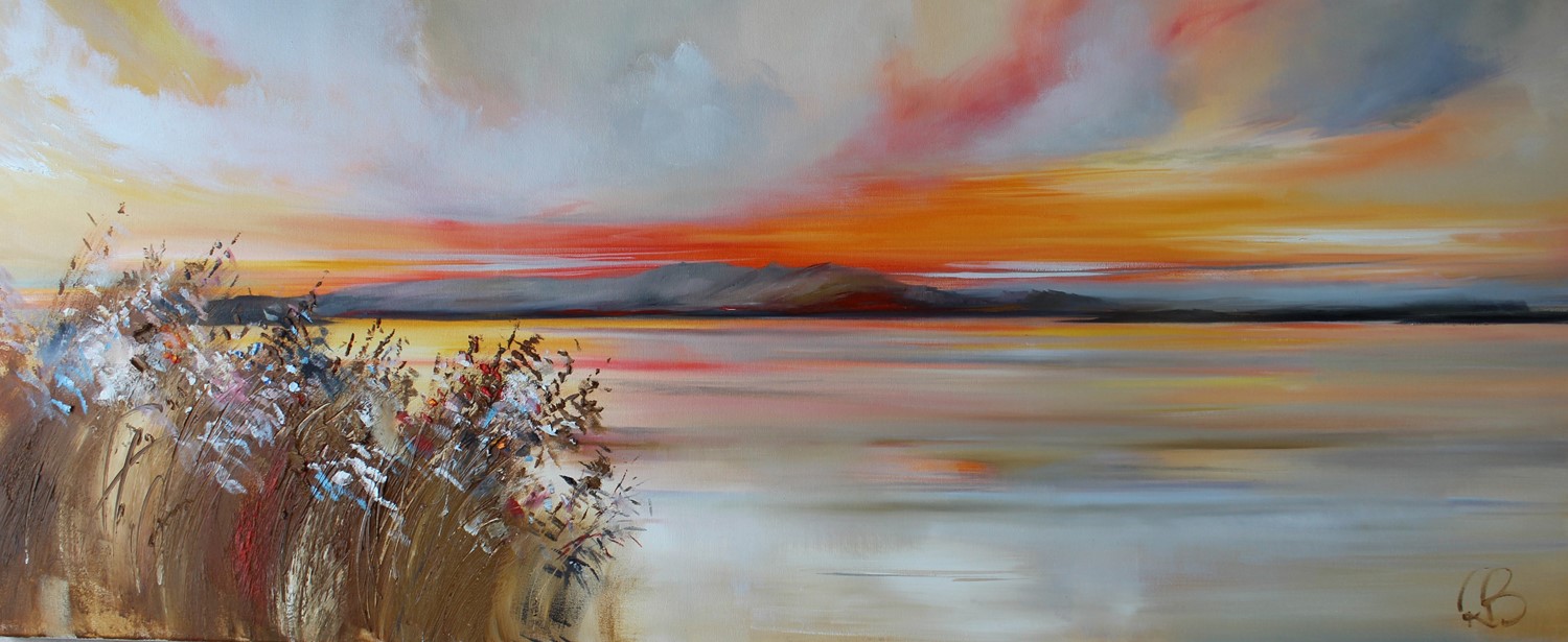 'Beyond the Wildflowers and out to the Isles' by artist Rosanne Barr